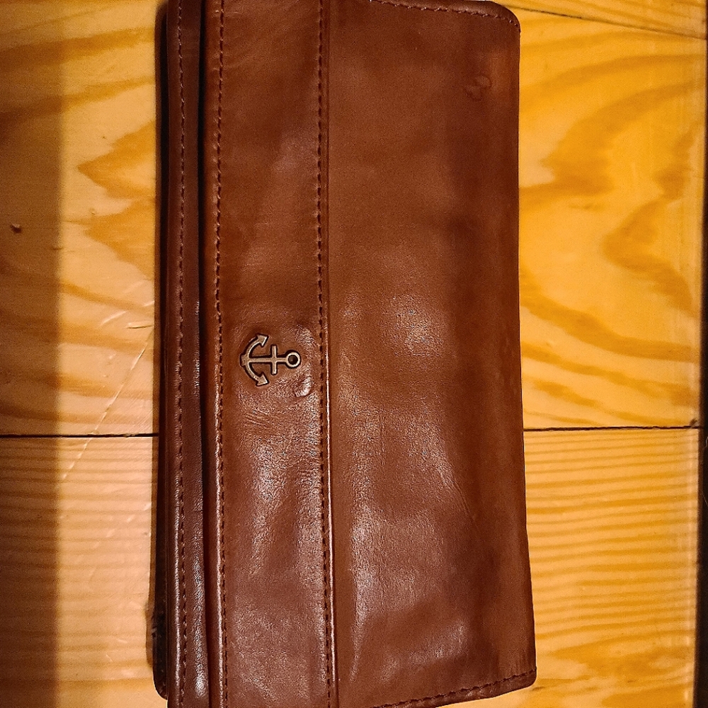 Harbour 2nd, brown leather wallet